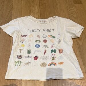 UNFORTUNATE PORTRAIT | Lucky Shirt Crop Tee